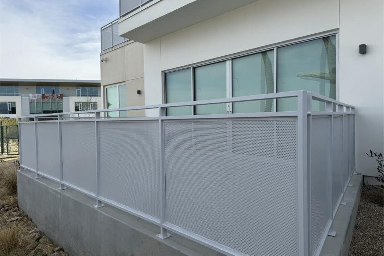 Stainless steel perforated panels