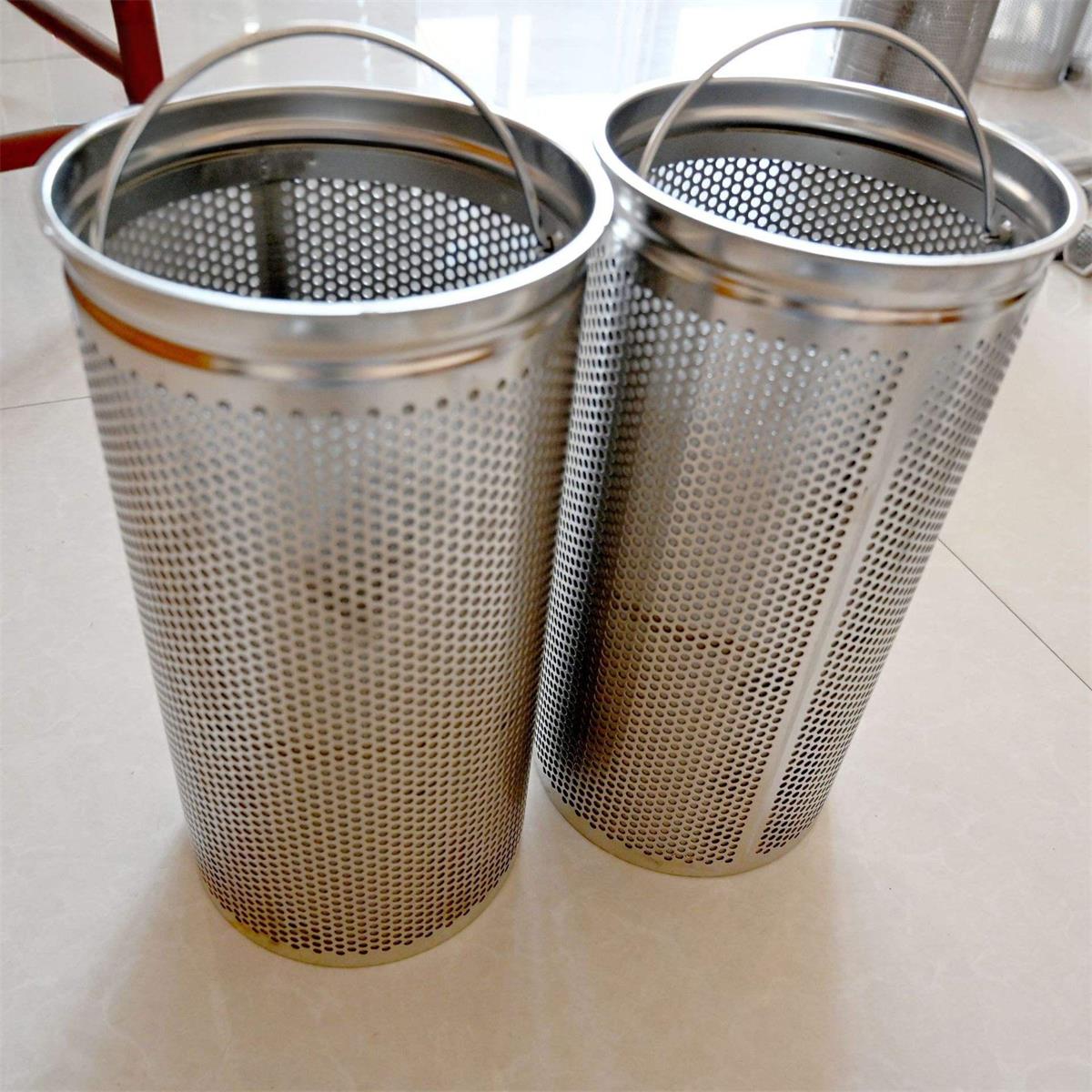 Perforated plate filter