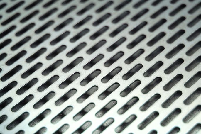 slotted perforated sheet metal