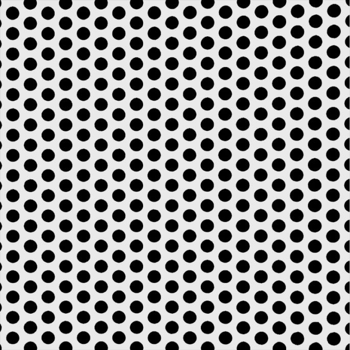 60° Staggered Round Hole Perforated Metal Panels
