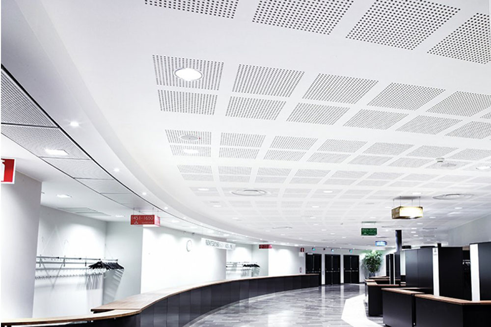 perforated aluminum ceiling panels