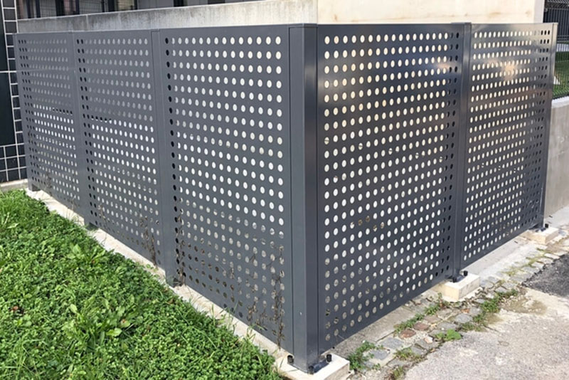 perforated fence panels