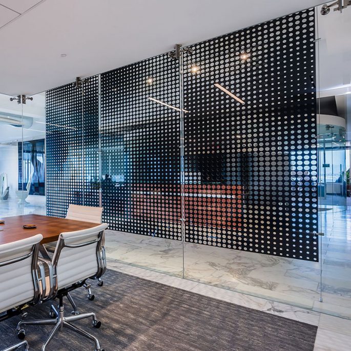 Perforated Metal Room Divider Screen