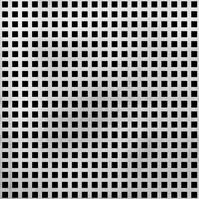 Square Hole Perforated Sheet Metal